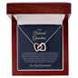 To My Beloved Grandma | Thank You - Interlocking Hearts necklace