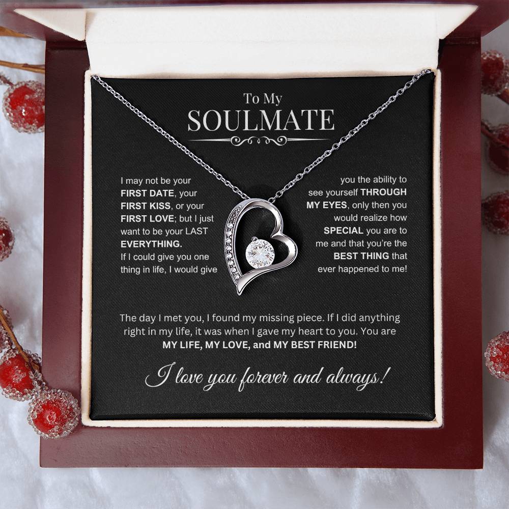 To My Soulmate -Forever Love Necklace