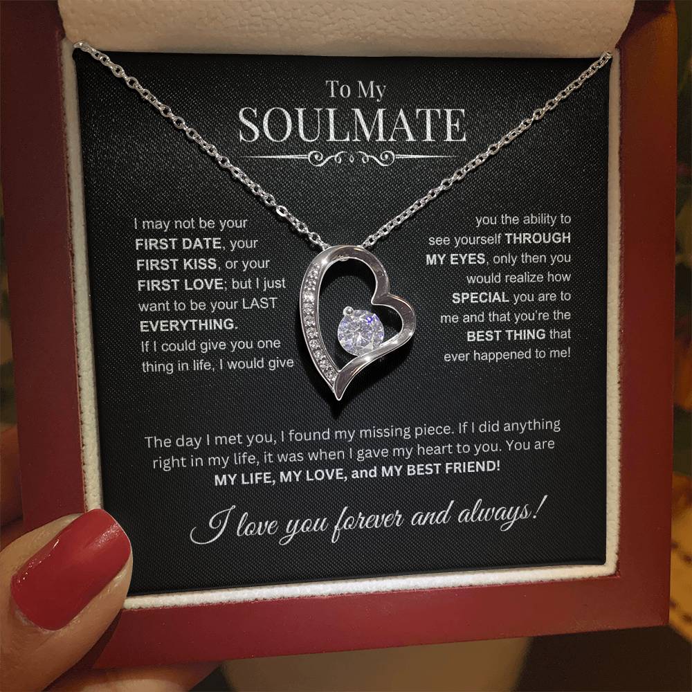 To My Soulmate -Forever Love Necklace