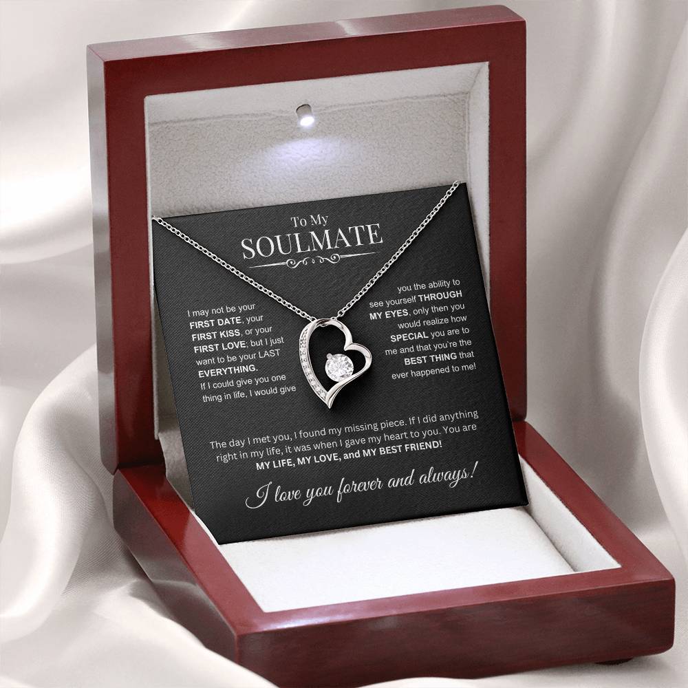 To My Soulmate -Forever Love Necklace