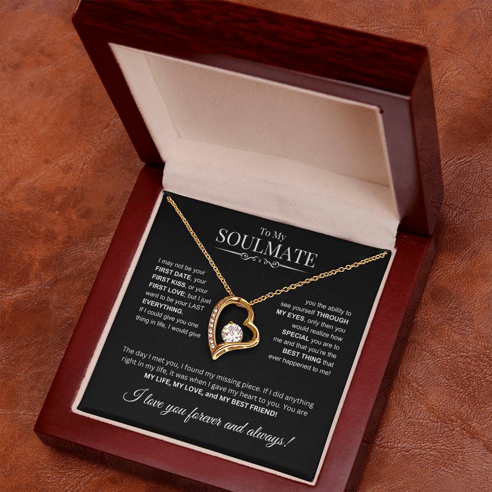 To My Soulmate -Forever Love Necklace