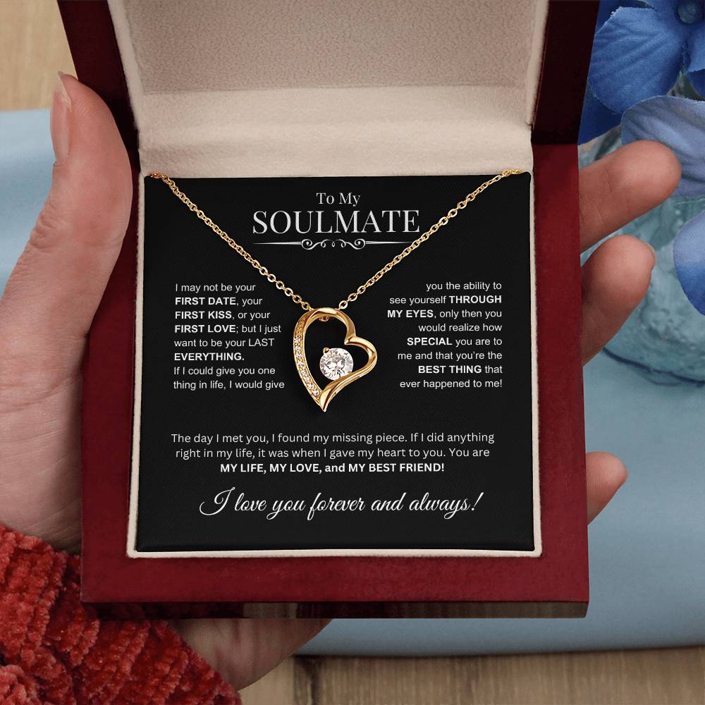 To My Soulmate -Forever Love Necklace