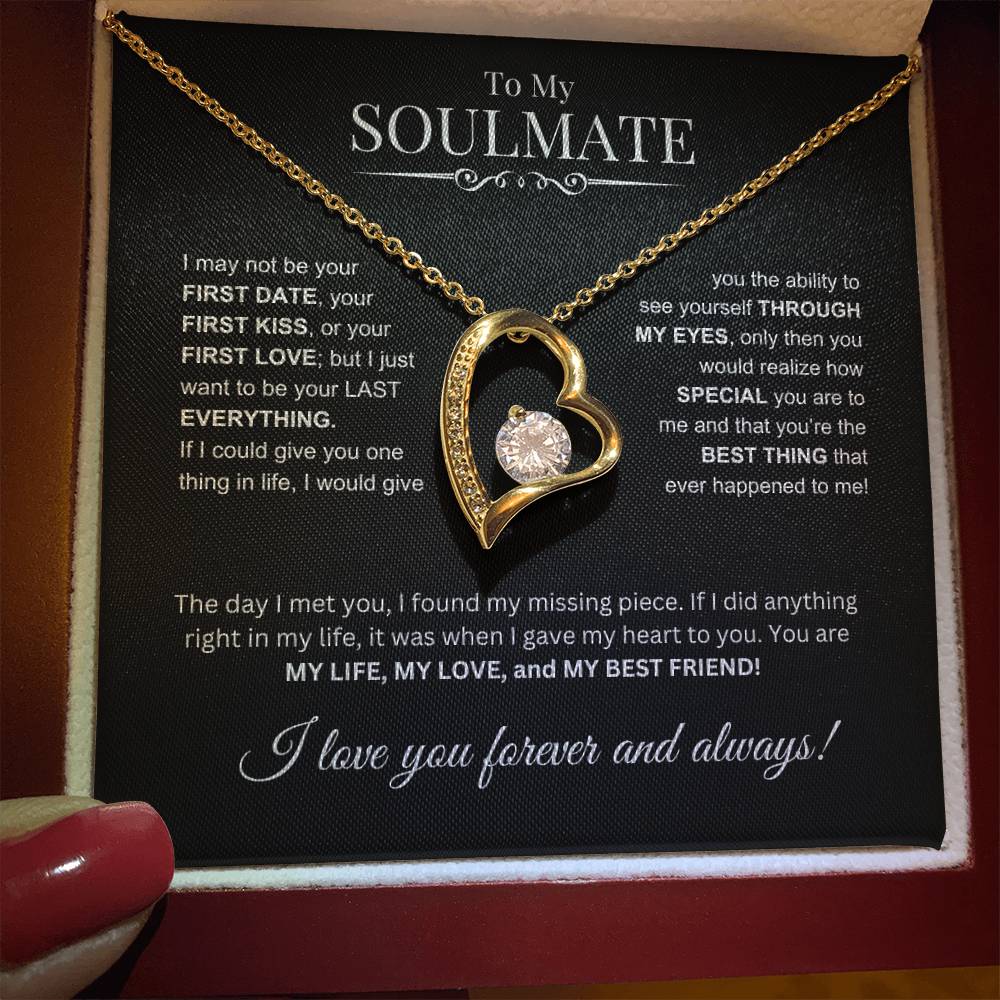 To My Soulmate -Forever Love Necklace