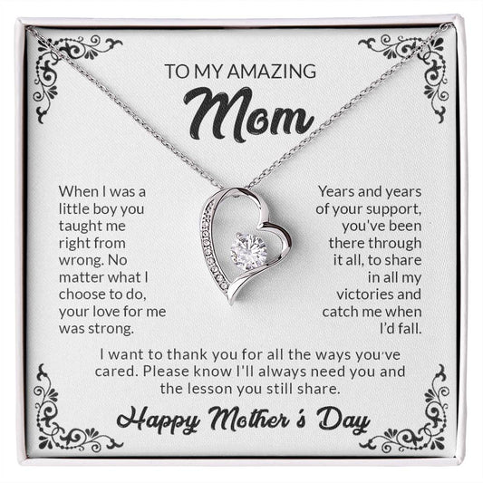 To My Amazing Mom | Happy Mother's Day - Forever Love Necklace