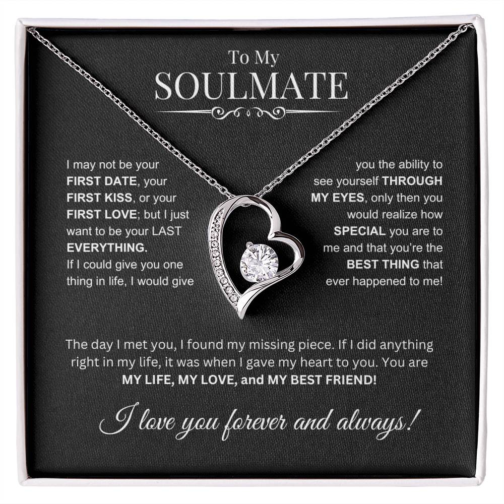 To My Soulmate -Forever Love Necklace