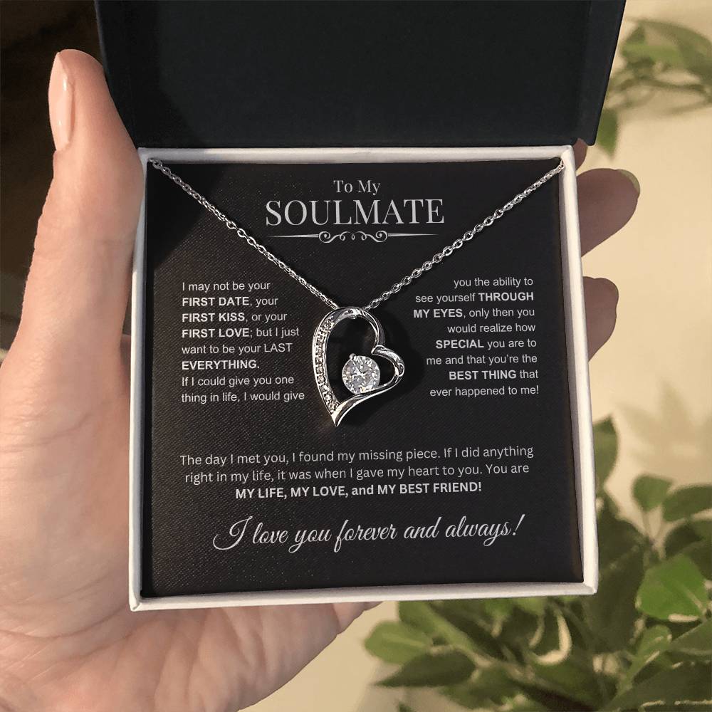 To My Soulmate -Forever Love Necklace