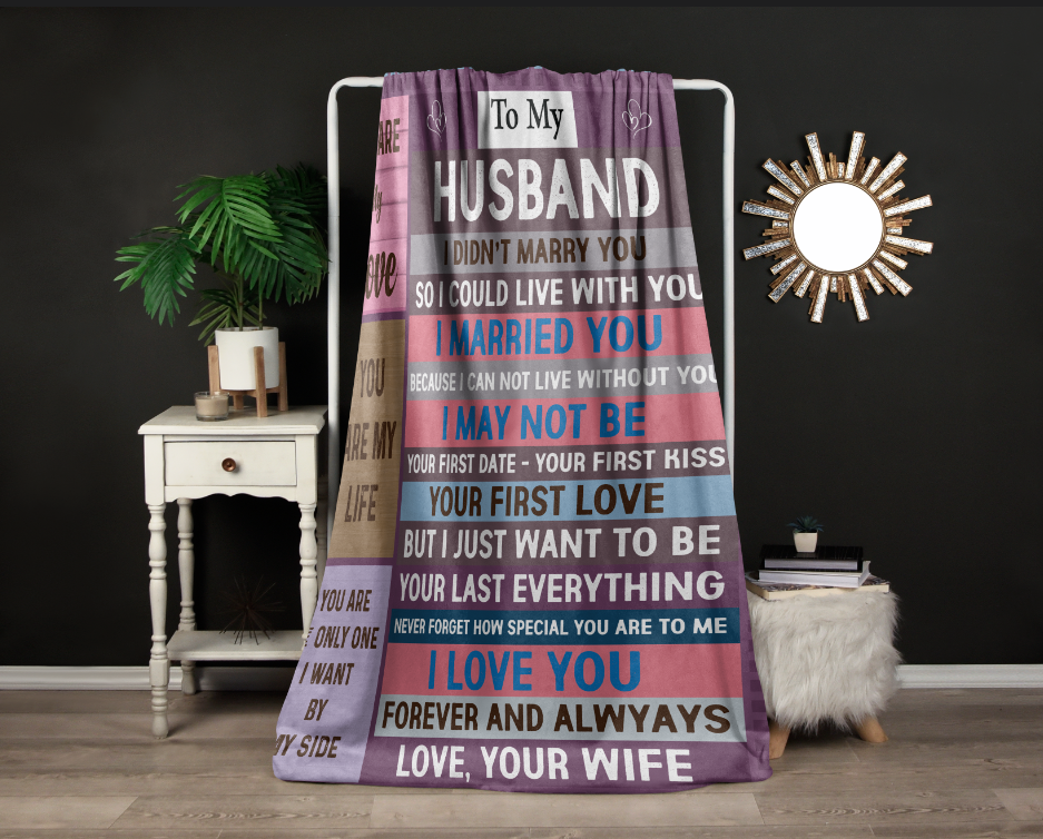 To My Husband | FLM Arctic Fleece Blanket 50x60