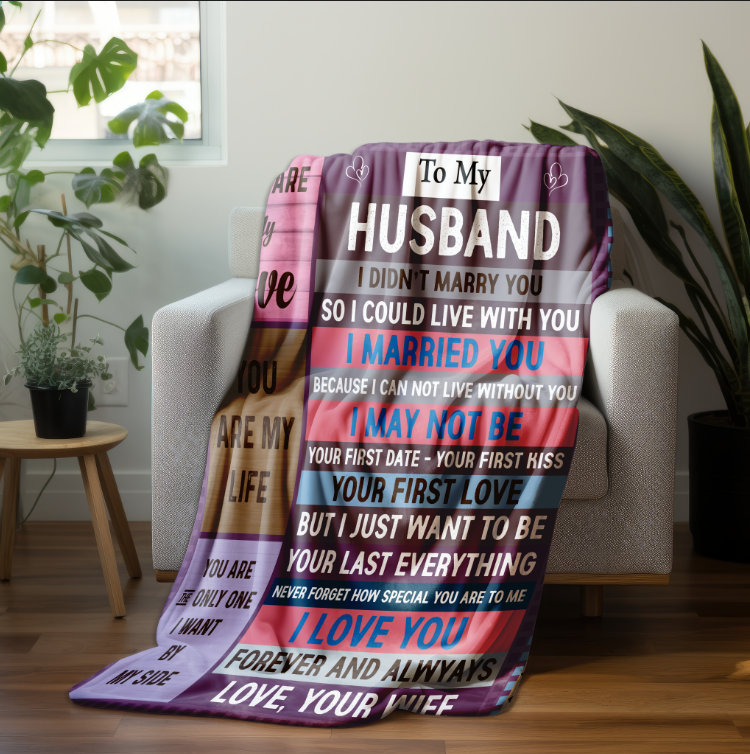 To My Husband | FLM Arctic Fleece Blanket 50x60